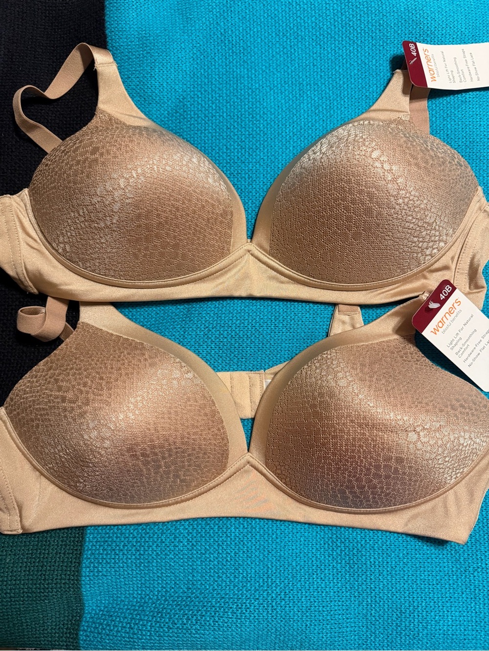 Warner's Nude T-Shirt Bra with Subtle Texture